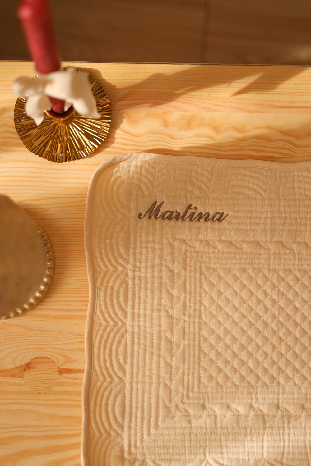 Tovaglietta Cartolina Postale - Scrivi il tuo messaggio d'amore