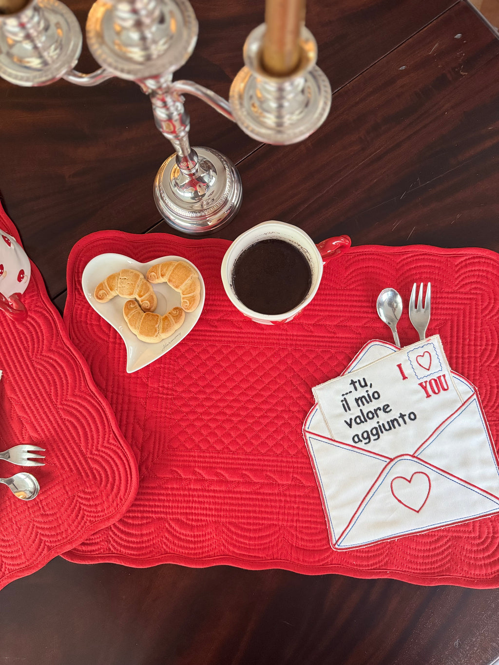Tovaglietta Lettera - Scrivi il tuo messaggio d'amore