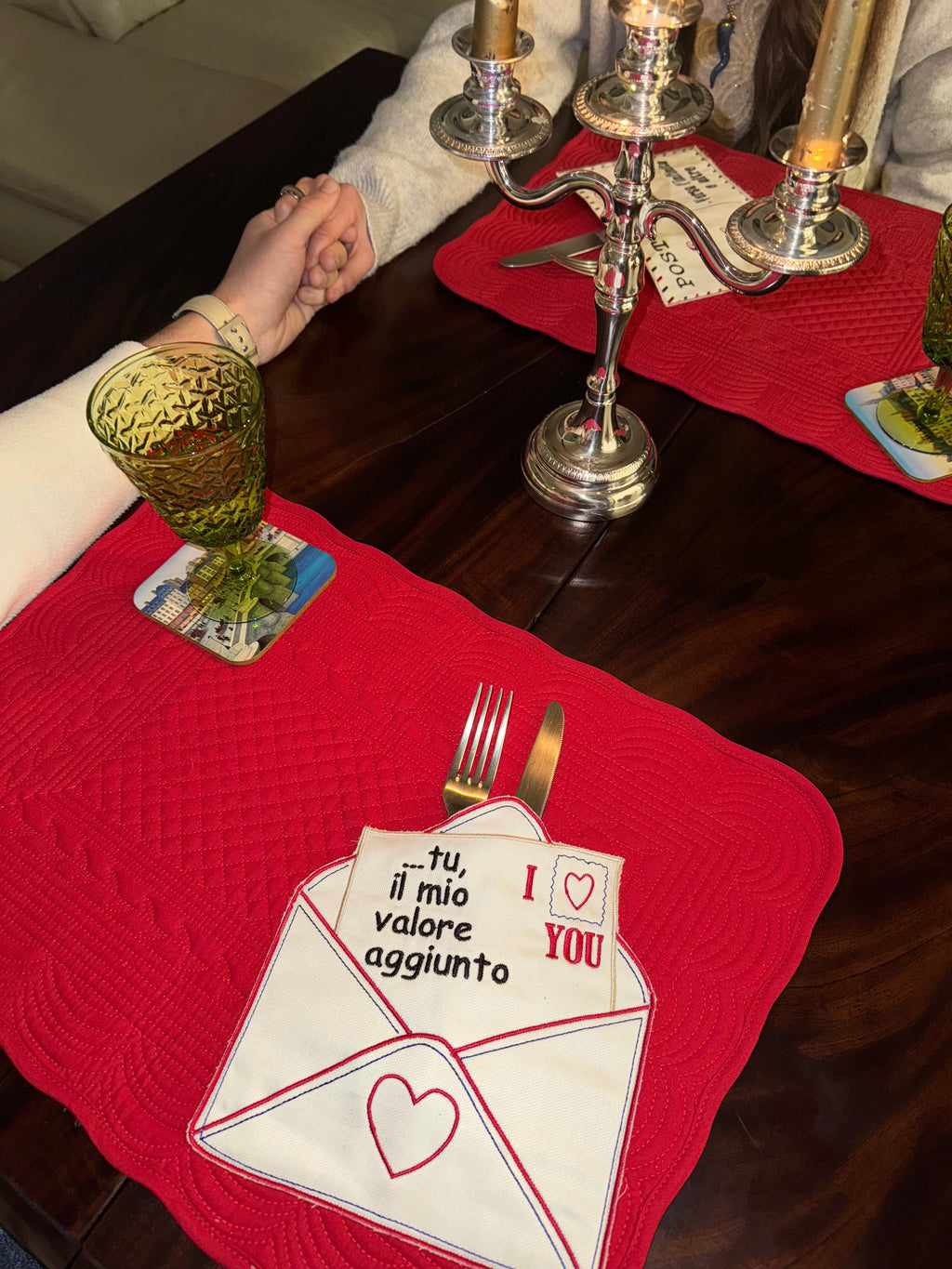 Tovaglietta Lettera - Scrivi il tuo messaggio d'amore