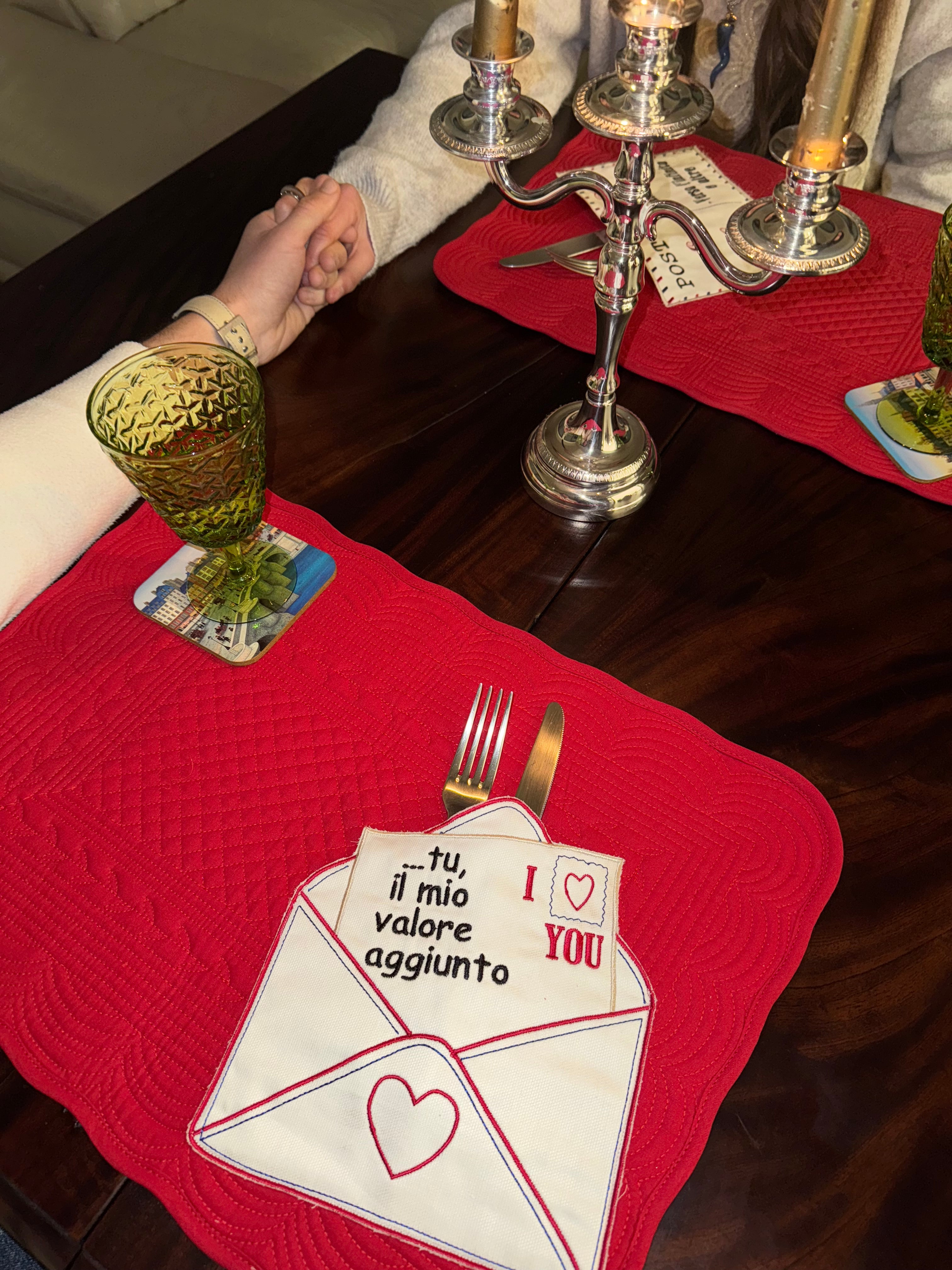 Tovaglietta Lettera - Scrivi il tuo messaggio d'amore